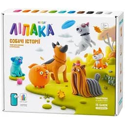 Меганабір пластиліну Ліпака Собачі історії (15024-UA01)