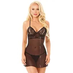 Комплект белья Softline Alice S/M черный