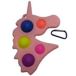 Іграшка Симпл Дімпл Єдиноріг рожевий антистрес 12x19 см 5 пупирок