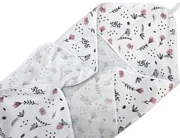 Байковое полотенце Moontime "Цветочная нежность"