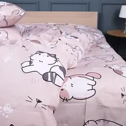 Простыня MirSon Ranforce Elite 17-0665 Cream Kittens 220x240 см (2200009904233)