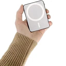 Зовнішній павербанк Remax 5000 mAh 20W RPP-509 MagSafe зі швидкою зарядкою PD+QC USB-C, Чорний - мініатюра 7