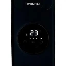 Обігрівач масляний Hyundai H11HTRB, 23м2, 2300Вт, електр. кер-ння, 11 секцій, пульт ДК, чорний - мініатюра 2