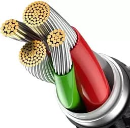 Кабель Baseus Glimmer Series Fast Charging Cable USB to Lightning 2.4A 2m CADH000301 Black - мініатюра 5