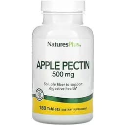 Натуральная добавка Natures Plus Apple Pectin 500 mg, 180 таблеток