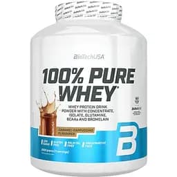 Протеїн BiotechUSA 100% Pure Whey Сaramel-capuccino Карамель-капучино 2 кг