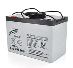 Аккумуляторная батарея AGM RITAR RA12100S 12V 100Ah - мініатюра 1