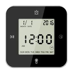 Годинник настільний Technoline WT344 Black/Silver (WT344), Чорний - мініатюра 3