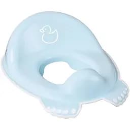 Накладка дитяча антиковзка на сидіння унітазу Tega Baby Duck light blue