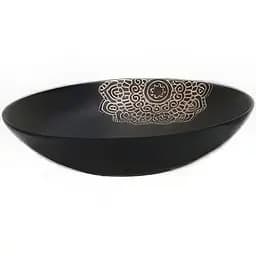Тарілка Limited Edition Kora супова 20 см чорна (JH7574-1)