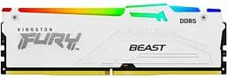 Модуль памяти Kingston Fury DDR5 32GB 6400MHz Beast White RGB EXPO (KF564C32BWEA-32)