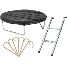 Батут Hop-Sport 8ft (244см) зелений з зовнішньою сіткою - мініатюра 8