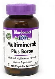 Вітаміни та мінерали Bluebonnet Nutrition Multiminerals Plus Boron, 180 вегакапсул