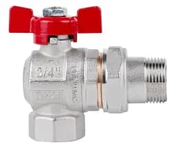 Кран кульовий Icma FAR. ROSSA 3/4" кутовий №361 (87361AE11) - мініатюра 2