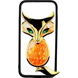 Чехол-накладка Toto TPU Case Decorative Stones iPhone 7/8/SE 2020 A Fox Black