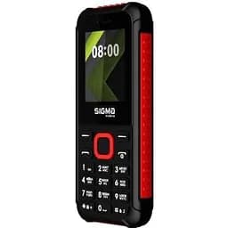 Кнопковий мобільний телефон Sigma mobile X-style 18 Track чорно-червоний - мініатюра 2