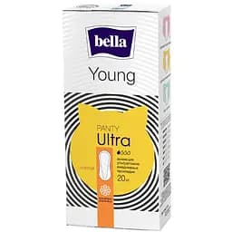 Щоденні прокладки Bella Panty Ultra Young yellow 20 шт.