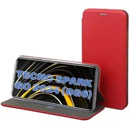 Чехол-книжка BeCover Exclusive для Tecno Spark Go 2024 (BG6) Red (711254)