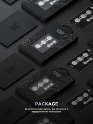 Захисне скло для камери Samsung Galaxy S24 Ultra 5G (SM-S928), Supreme BI, фіолетовий колір, з рамкою, глянцеве скло для захисту лінз, протиударне, прозоре, з клейовим шаром по контуру, не впливає на якість фото, ArmorStandart (ARM76605) - мініатюра 12