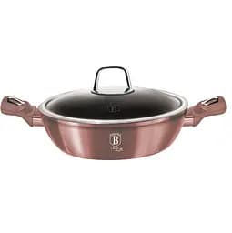Сотейник із кришкою Berlinger Haus 3.8 л рожевий (BH 6037)