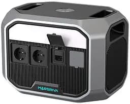 Зарядна станція Marsriva MP12 (1310 Вт/г) 1200W UPS, MPPT, LiFePO4, BT Speaker/FM/Mic, Wir.Charg.15W - мініатюра 4