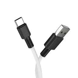 Кабель Hoco X29 Pisces Cable USB to Type - C 2A 1m White