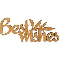 Мини-заготовка Rosa Talent Best wishes фанера 10х4 см 10 шт