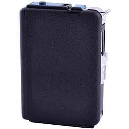 Портсигар на 10 сигарет с зажигалкой №HL-153 Black (do205)