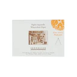 Склейка для акварелі Sennelier, 20 аркушів, крупне зерно, 300 г/м, 14,8x10,5 см