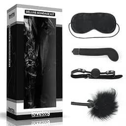 Набір БДСМ - Deluxe Bondage Kit (маска, вібратор, кляп, пір'їнка)