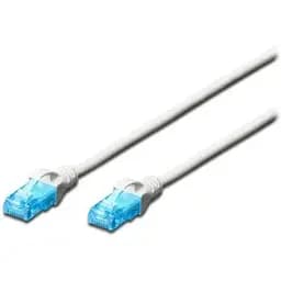 Патч-корд Digitus 3м, UTP, cat.5e, AWG 26/7, CCA, PVC, white (DK-1512-030/WH)