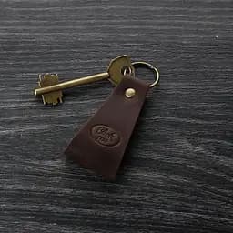 Шкіряний брелок Home is where your heart is - мініатюра 4