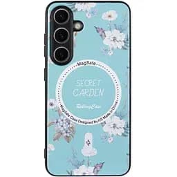TPU+PC чохол Epik Secret Garden with MagFit для Samsung Galaxy S24 Mint