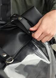 Чоловічий рюкзак Sambag ROLLTOP HACKING чорний 41 х 30 х 16 см (24460001m) - мініатюра 7