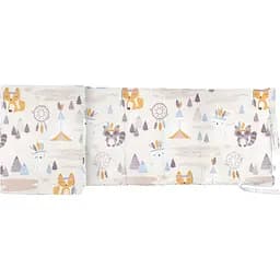 Бортики в дитяче ліжечко Cosas Animals Beige 30 х 180 см (WeltBed_AnimalsDreamBig)