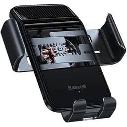 Автотримач із бездротовою зарядкою Baseus Smart Solar Power Wireless Cycling Electric Holder Black (SUZG010001) [85330] - мініатюра 2