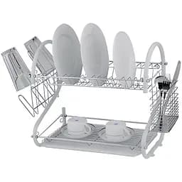 Сушилка Lemax двойная настольная с поддоном (LF-505WHT)