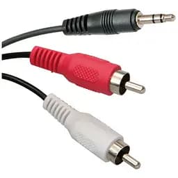 Кабель 2E mini jack 3.5 тато 2 x Rca тато 1.5 м - мініатюра 3
