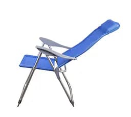 Складний стілець Levistella GP20022010 BLUE, текстилин, висота 101 см, синій, для дачі, навантаження до 110 кг - мініатюра 4