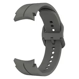 Браслет Five Classic для Samsung Galaxy Watch 5 - темно-сірий ширина кріплення 20мм силікон Watchbands (W10-2WB99259939) - мініатюра 3
