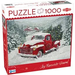 Пазл Tactic Грузовик с елками 1000 элементов