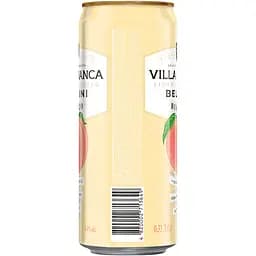 Сидр Villa Bianca Bellini Bianco білий напівсолодкий 4.4% 0.33 л з/б - мініатюра 2
