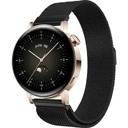 Ремінець 20 мм міланська петля BeWatch для Huawei Watch GT3 42mm Чорний (1010201.8U)