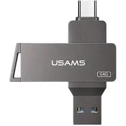 Флешка USAMS Type-C OTG USB3.0 Rotatable High Speed ​​Flash Drive 64GB US-ZB200