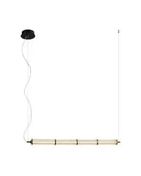 Подвесной светильник Italux PND-26384-4-GD-CL Sanpo Led 4x11W 3000K 900Lm IP20 Gold