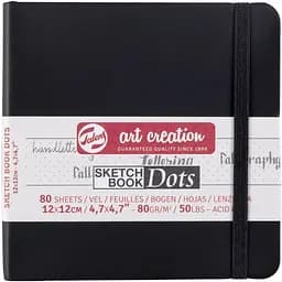 Блокнот для графики и каллиграфии Royal Talens Art Creation Dots в точку 80г/м2 80л черный