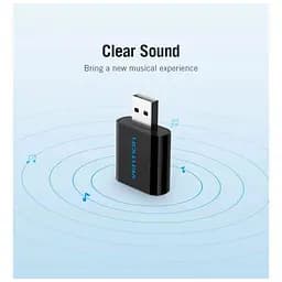 Зовнішня звукова карта Vention USB External Sound Card (VAB-S17-B) адаптер - мініатюра 7