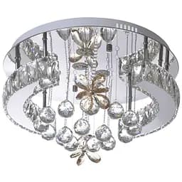 Люстра потолочная Brille с пультом LED 48W WW+NW+CW CH (BR-989C/1)