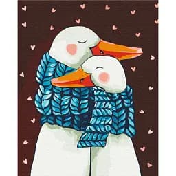 Картина по номерам Brushme Согревающие объятия © ANNART 40x50 см