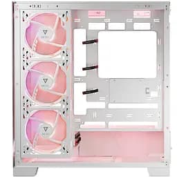 Корпус Modecom VOLCANO SPACE APEX ARGB 4x140 мм fans MIDI USB 3.0x2+TYPE-C WHITE без БЖ ATX (AT-SPACE-PG-20-000000-000) - мініатюра 10